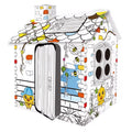 Casita de carton para colorear, Coloring Cardboard
